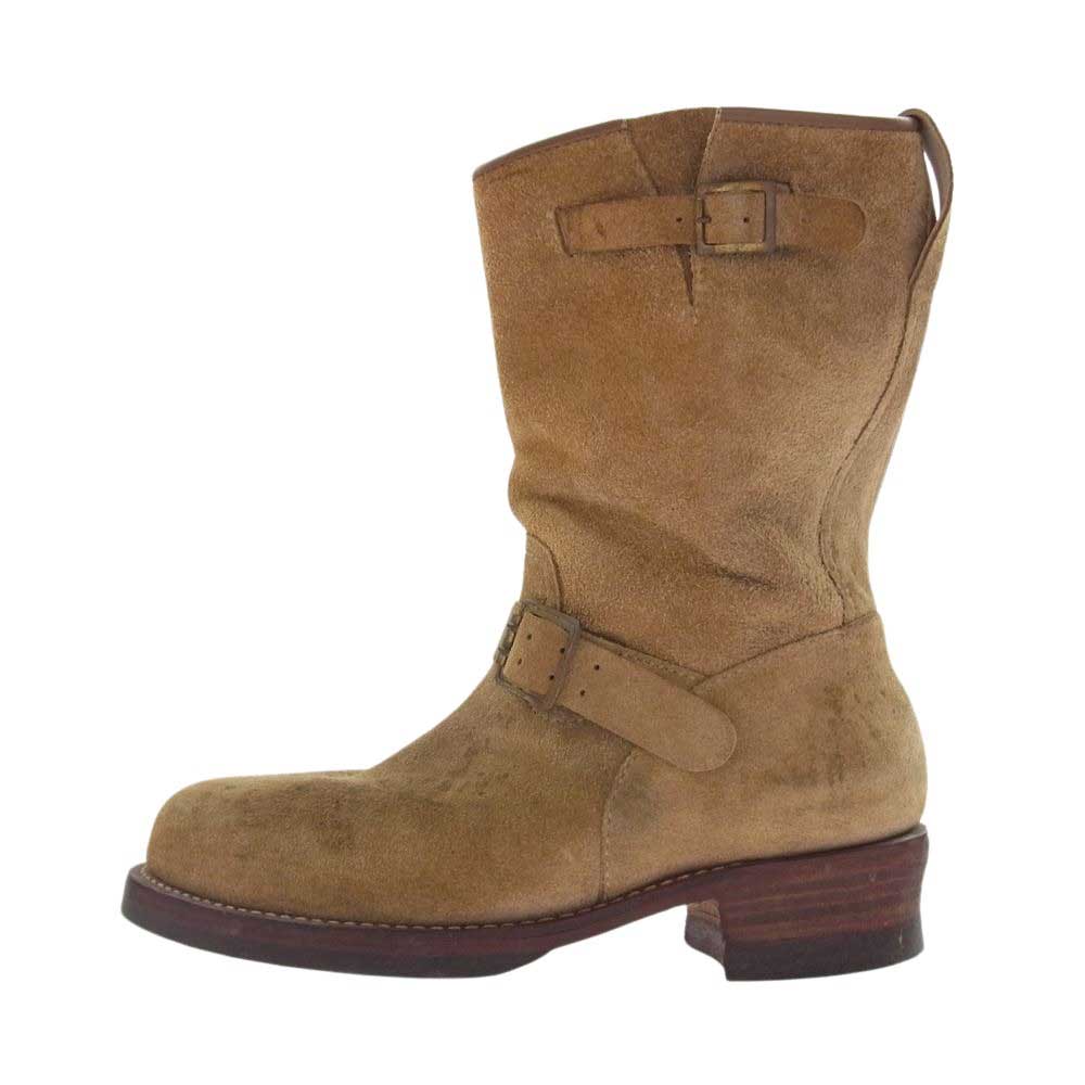 MADE IN GM JAPAN メイドインジーエムジャパン vibram ビブラム ソール スエード エンジニア ブーツ ブラウン系 8 2/1【中古】