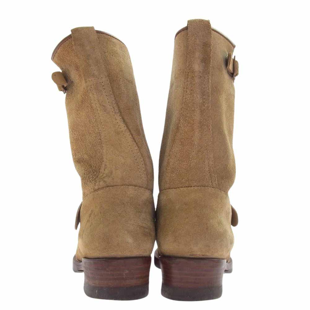 MADE IN GM JAPAN メイドインジーエムジャパン vibram ビブラム ソール スエード エンジニア ブーツ ブラウン系 8 2/1【中古】