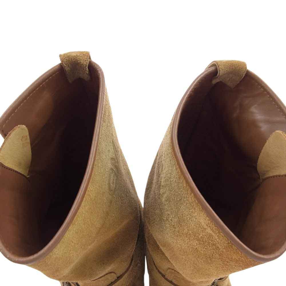 MADE IN GM JAPAN メイドインジーエムジャパン vibram ビブラム ソール スエード エンジニア ブーツ ブラウン系 8 2/1【中古】