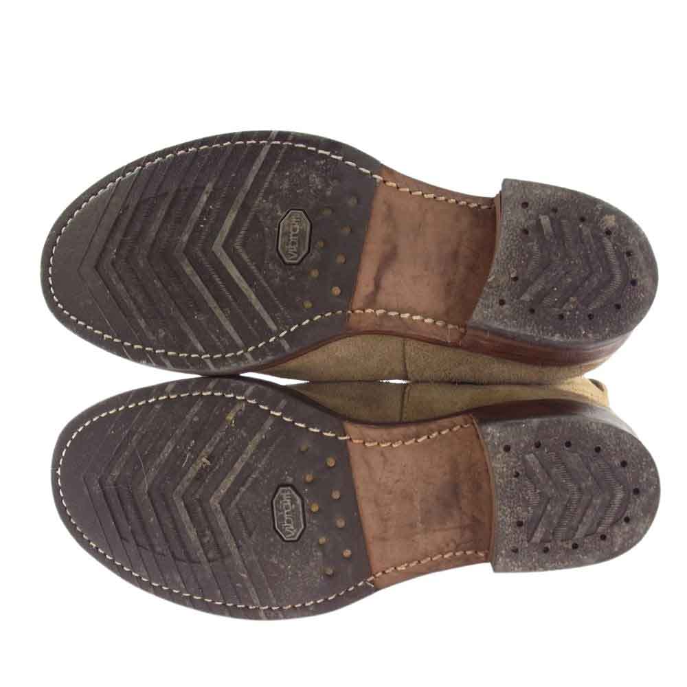 MADE IN GM JAPAN メイドインジーエムジャパン vibram ビブラム ソール スエード エンジニア ブーツ ブラウン系 8 2/1【中古】