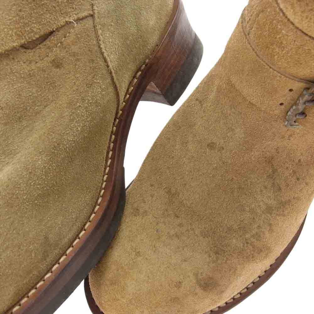 MADE IN GM JAPAN メイドインジーエムジャパン vibram ビブラム ソール スエード エンジニア ブーツ ブラウン系 8 2/1【中古】