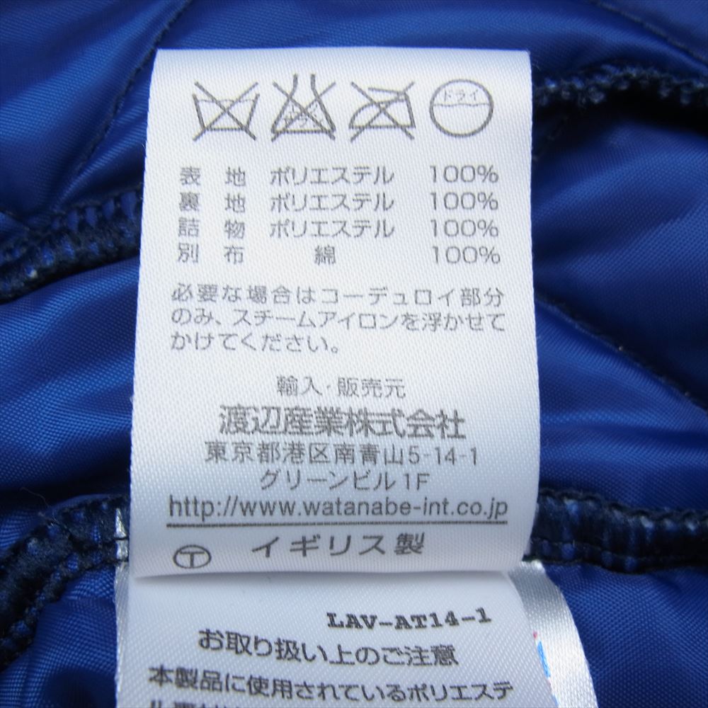LAVENHAM ラベンハム イギリス製 国内正規品 キルティング 中綿 ジャケット ブラック系 38【中古】