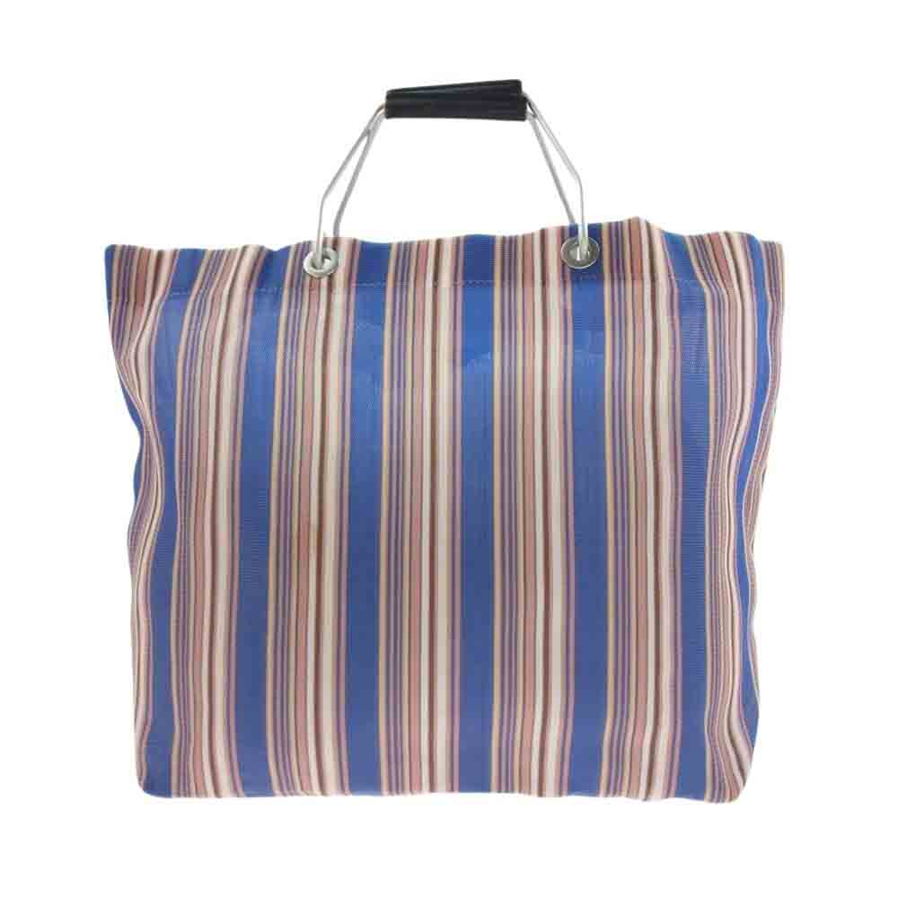 MARNI マルニ MARKET STRIPE BAG マーケット ストライプ トート バッグ マルチカラー系【中古】