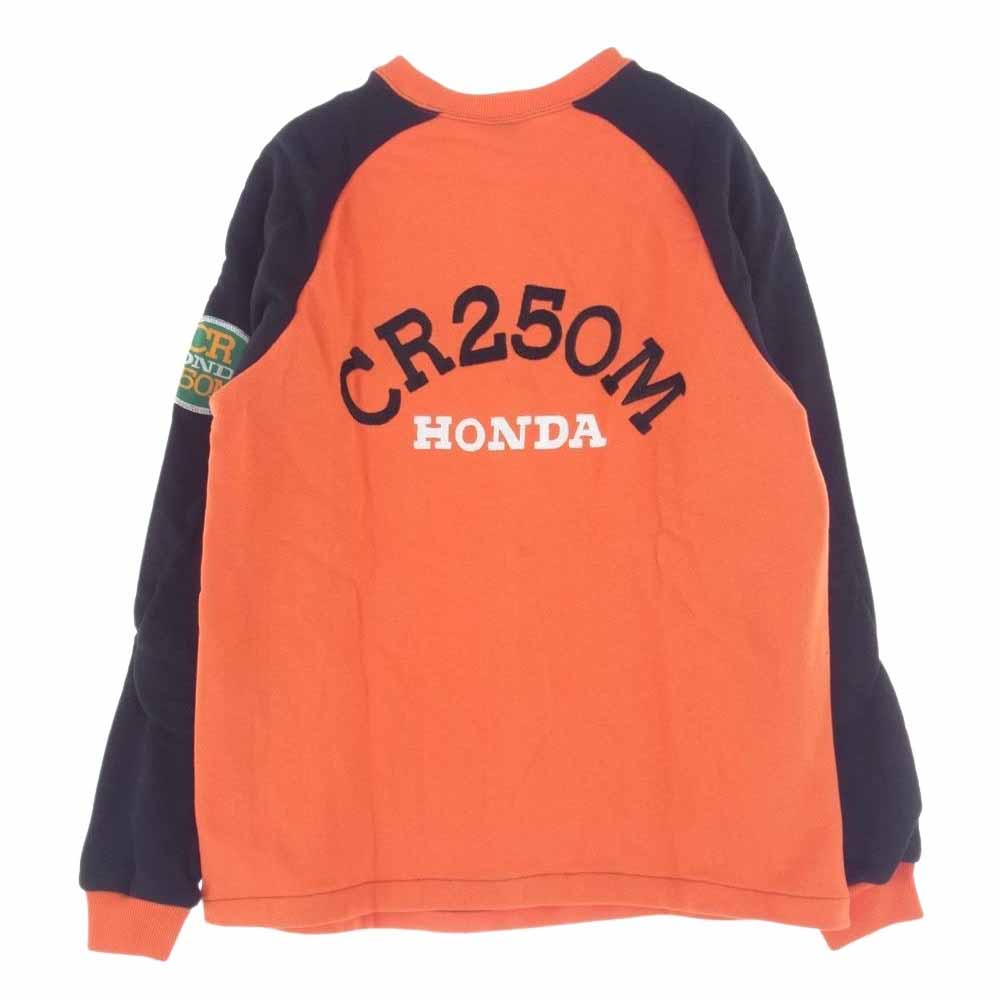 The REAL McCOY'S ザリアルマッコイズ 旧マッコイ 箱 ビデオ付き McQUEEN Collection ELSINORE リアルマックイーン エルシノア スウェット シャツ オレンジ系 M【新古品】【未使用】【中古】