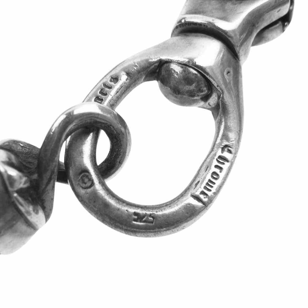 CHROME HEARTS クロムハーツ（原本無） ROLLER SHORT-T 2クリップ 7LINKショートローラー シルバー ウォレットチェーン シルバー系【中古】