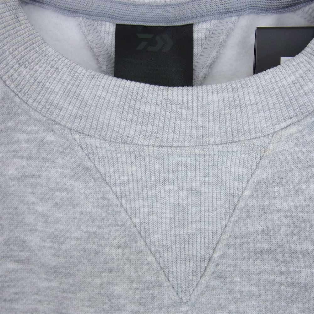 ダイワピア39 BE-50022W TECH FREEDOM SLEEVE CREW NECK SWEAT SHIRTS テック フリーダム スリーブ クルーネック スウェット グレー系 M【極上美品】【中古】