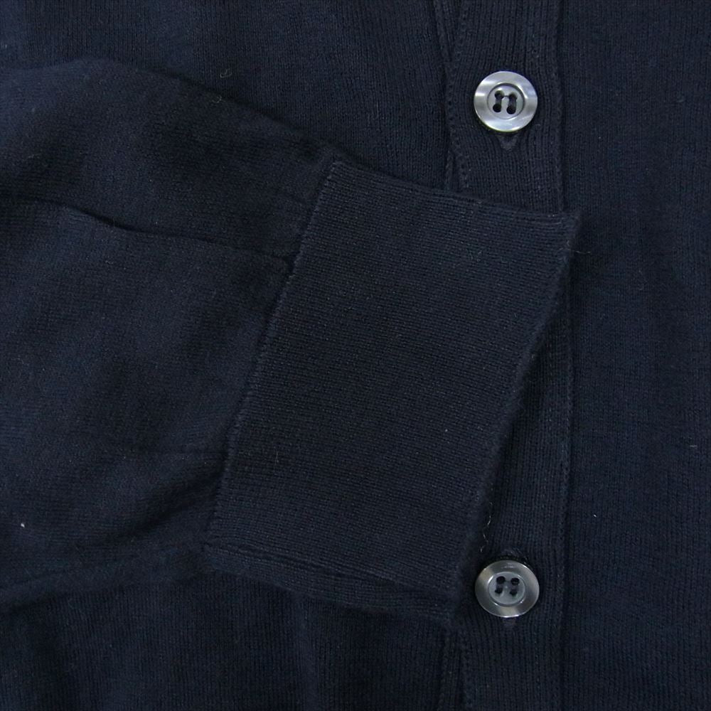 JOHN SMEDLEY ジョンスメドレー シー アイランド コットン カーディガン ネイビー系 L【中古】