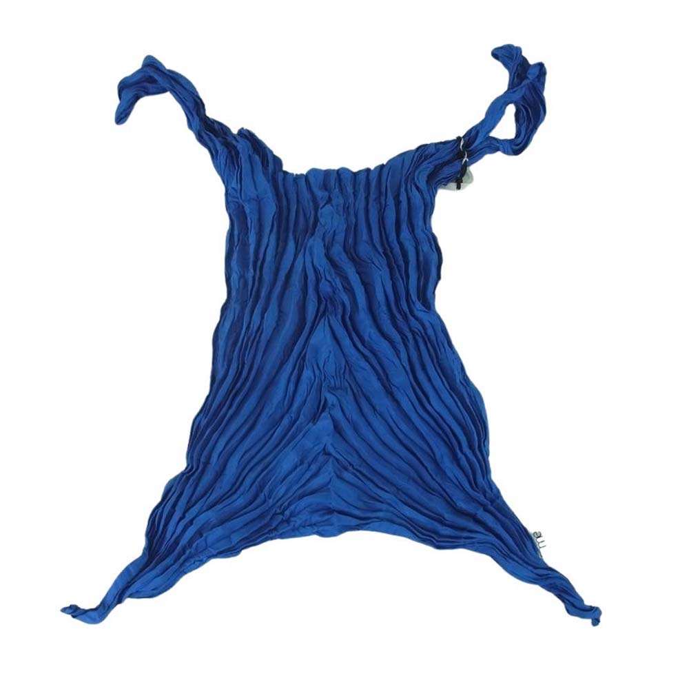 ISSEY MIYAKE イッセイミヤケ MI41-AG872 me ミー プリーツ加工 WHIPPED PLEATS BAG ホイップ ツイスト トート バッグ ブルー系【極上美品】【中古】