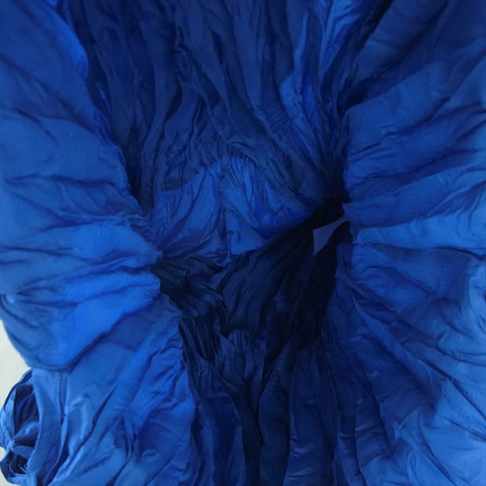 ISSEY MIYAKE イッセイミヤケ MI41-AG872 me ミー プリーツ加工 WHIPPED PLEATS BAG ホイップ ツイスト トート バッグ ブルー系【極上美品】【中古】