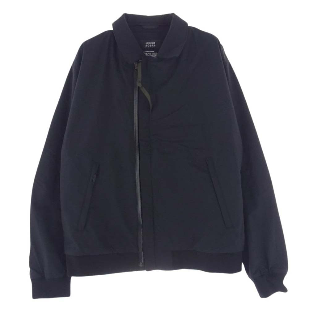 アクロニウム J111TS-CH Micro Twill Tec Sys Jacket マイクロ コットン ツイル ジャケット ダークネイビー系 S【美品】【中古】