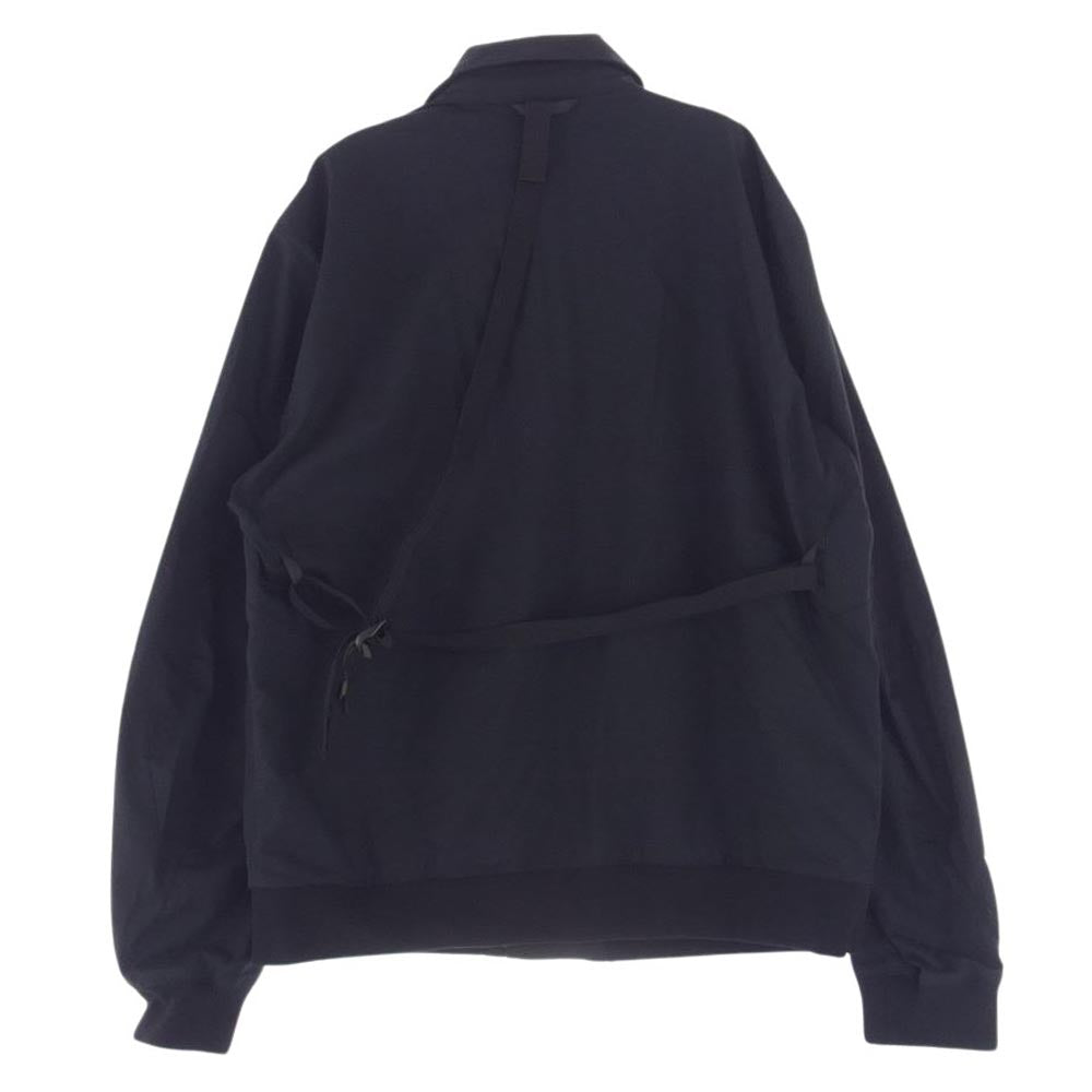 アクロニウム J111TS-CH Micro Twill Tec Sys Jacket マイクロ コットン ツイル ジャケット ダークネイビー系 S【美品】【中古】