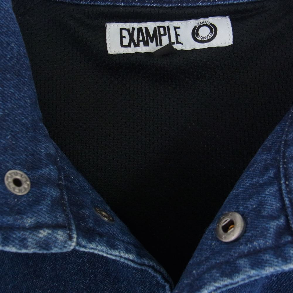 エグザンプル DENIM TRACK JKT デニム トラック ジャケット インディゴブルー系 M【中古】
