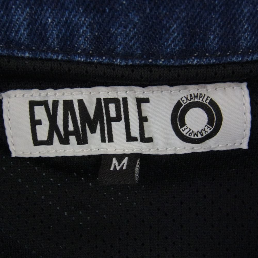 エグザンプル DENIM TRACK JKT デニム トラック ジャケット インディゴブルー系 M【中古】