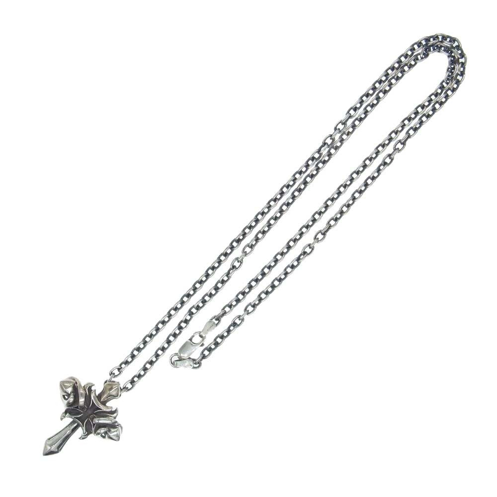 ディールデザイン クロス シルバー ペンダントトップ ネックレス  シルバー系【中古】