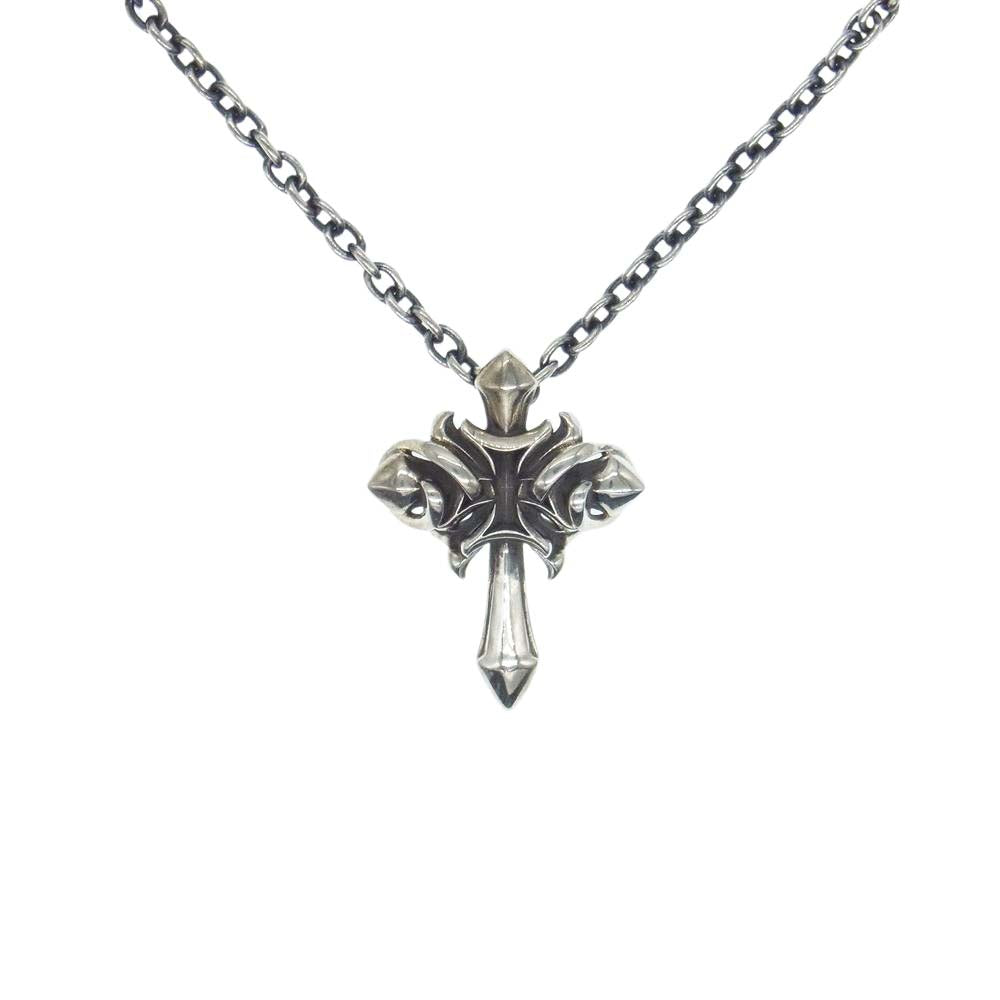ディールデザイン クロス シルバー ペンダントトップ ネックレス  シルバー系【中古】