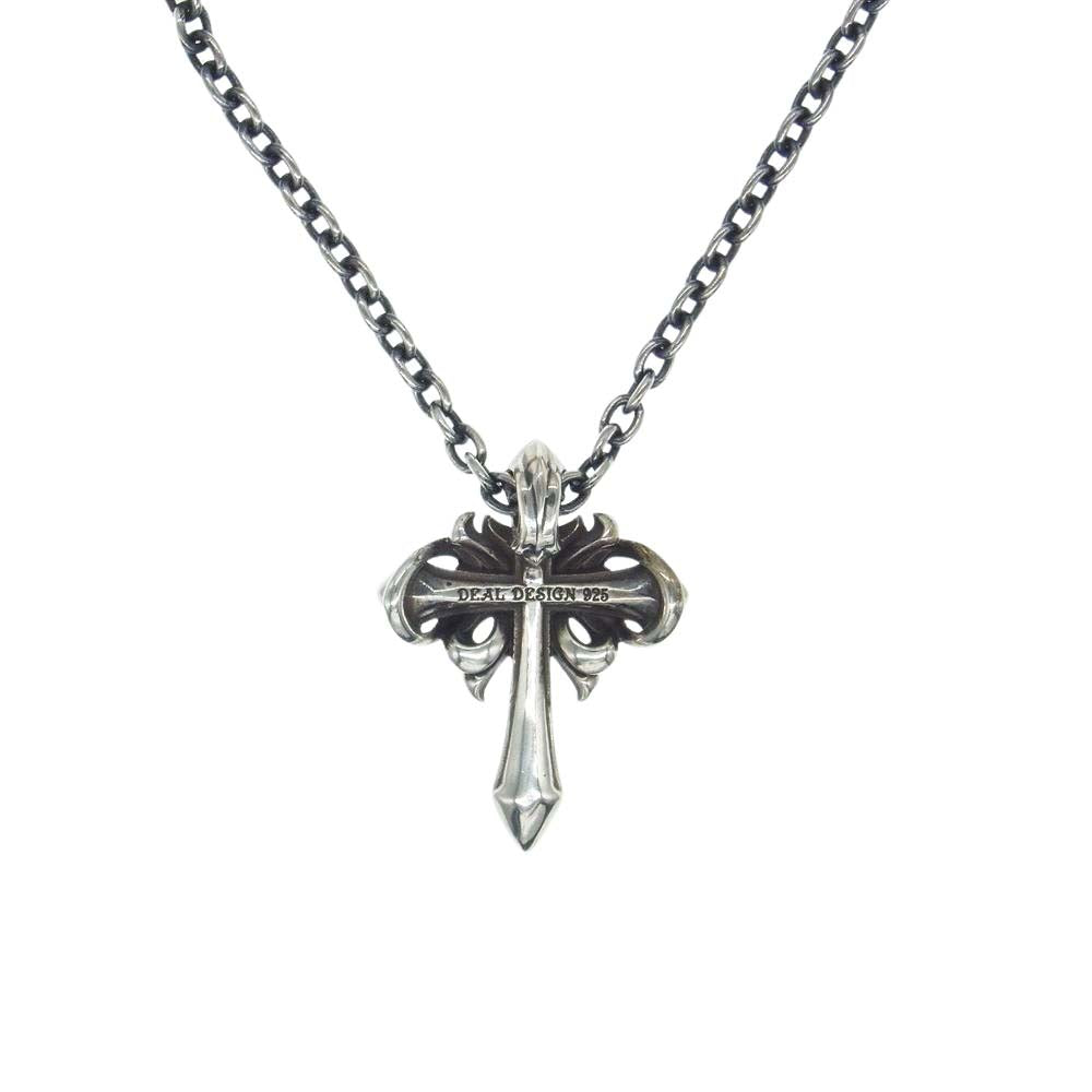 ディールデザイン クロス シルバー ペンダントトップ ネックレス  シルバー系【中古】
