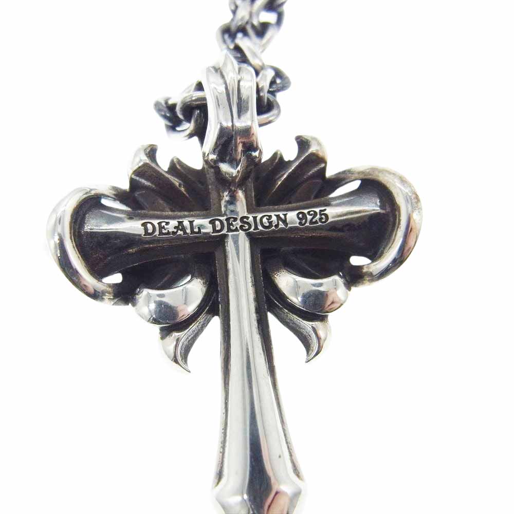 ディールデザイン クロス シルバー ペンダントトップ ネックレス  シルバー系【中古】