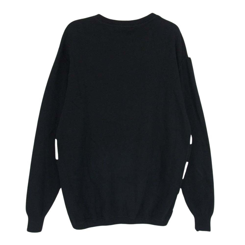 ウエストライド BLOWIN` SWEATER LOGO コットンニット セーター ブラック系 サイズ表記無【中古】