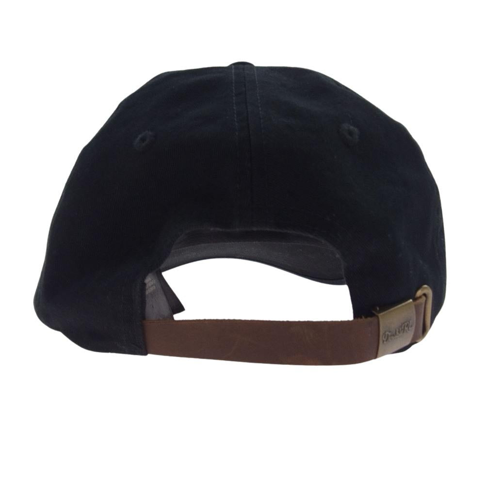 RRL ダブルアールエル ロゴ ツイル 6パネル キャップ 帽子 ブラック系【中古】