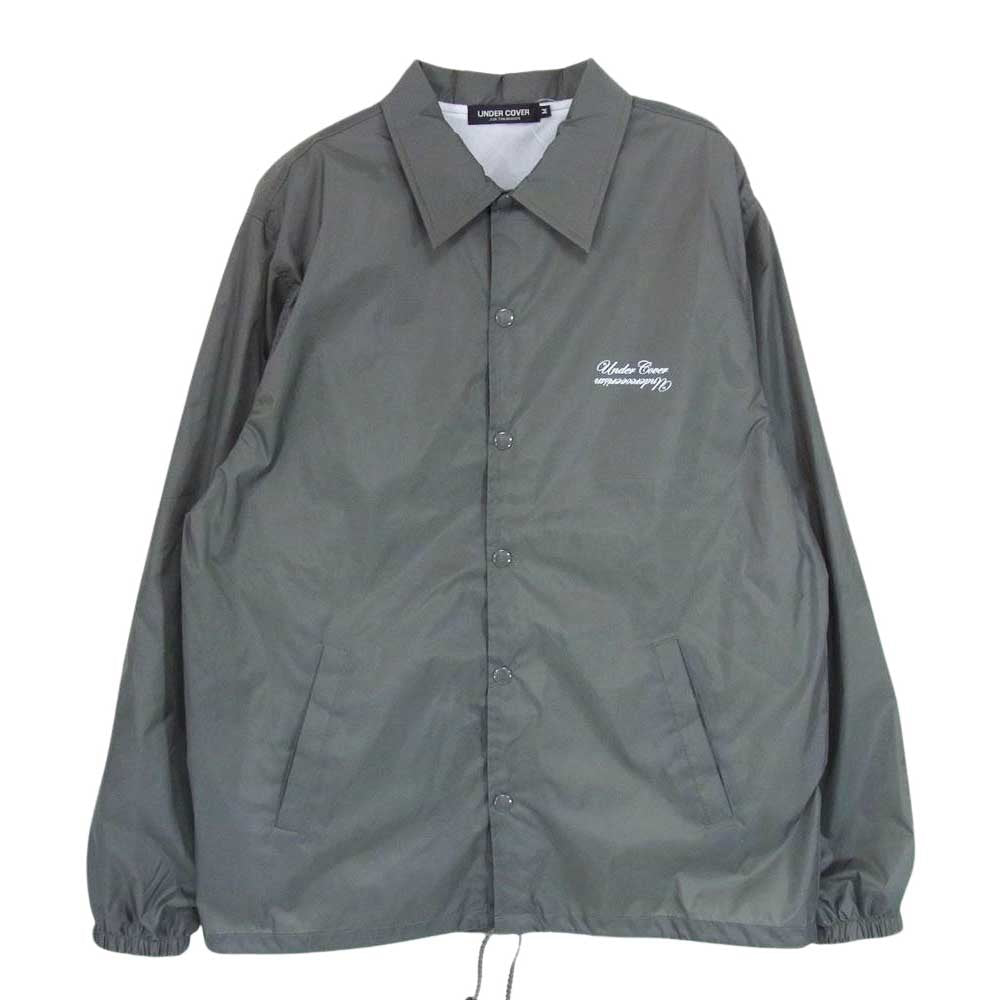 UNDERCOVER アンダーカバー U LOGO COACH JACKET Uロゴ コーチ ジャケット グレー系 M【中古】