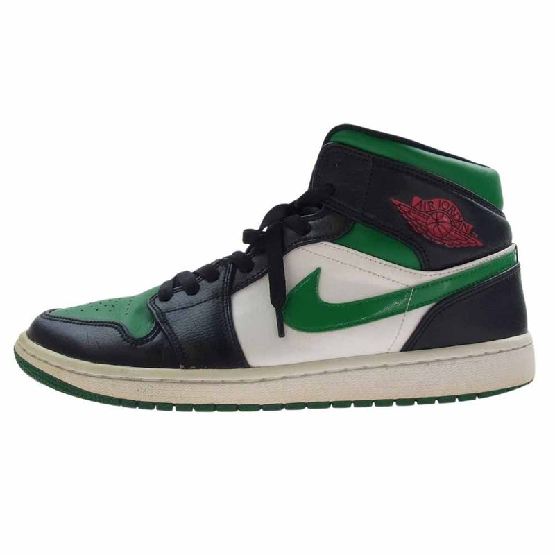 NIKE ナイキ 554724-067 AIR JORDAN 1 MID PINE GREEN エアジョーダン1 ミッド パイングリーン スニーカー グリーン系 29cm【中古】