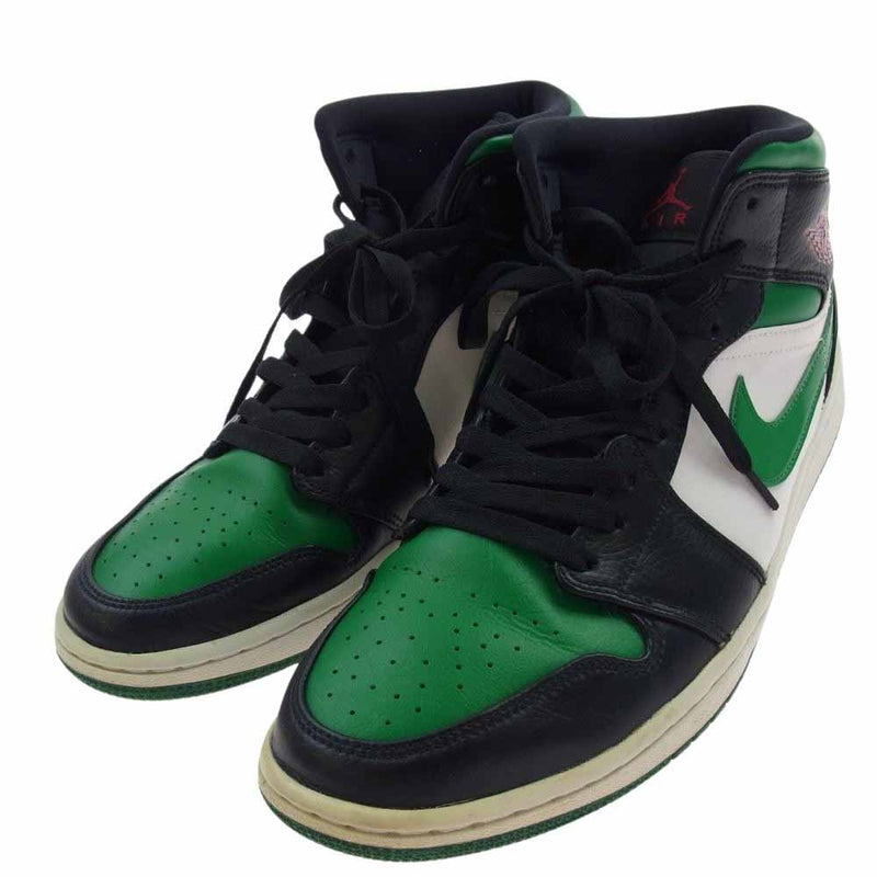 NIKE ナイキ 554724-067 AIR JORDAN 1 MID PINE GREEN エアジョーダン1 ミッド パイングリーン スニーカー グリーン系 29cm【中古】