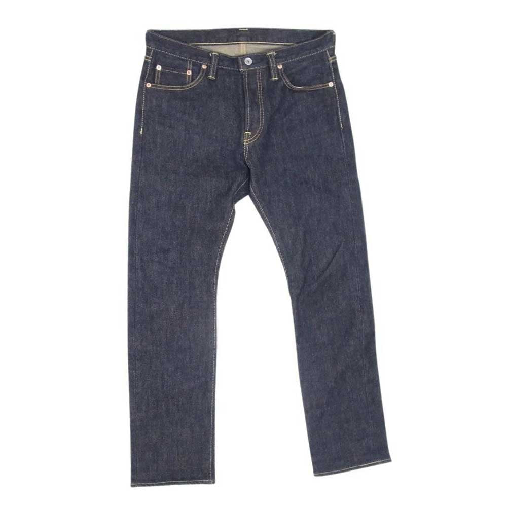 IRON HEART アイアンハート 555-SST 21oz セルビッチ ストレッチ スーパースリム ストレート デニム パンツ ジーンズ インディゴブルー系 32【中古】