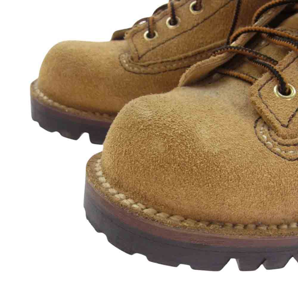 LONE WOLF ロンウルフ LW01845 TRUCKER BOOTS VIBRAM SOLE トラッカー ブーツ ベージュ スエード ベージュ系 8【中古】