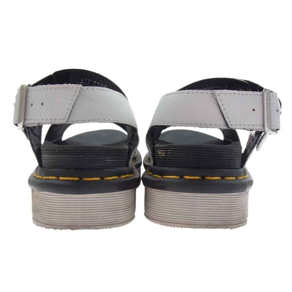 Dr.Martens ドクターマーチン VOSS シャークソール ストラップ レザー サンダル グレー系 UK4【中古】