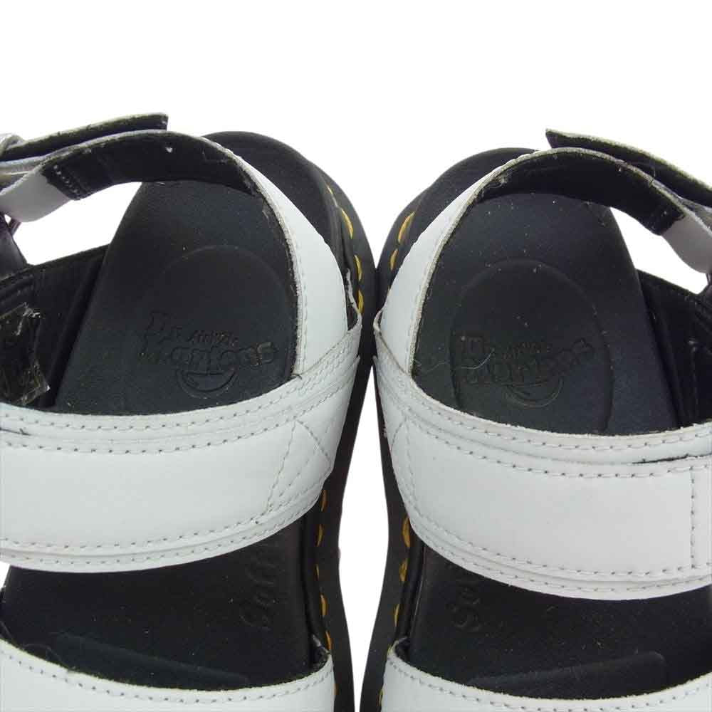 Dr.Martens ドクターマーチン VOSS シャークソール ストラップ レザー サンダル グレー系 UK4【中古】