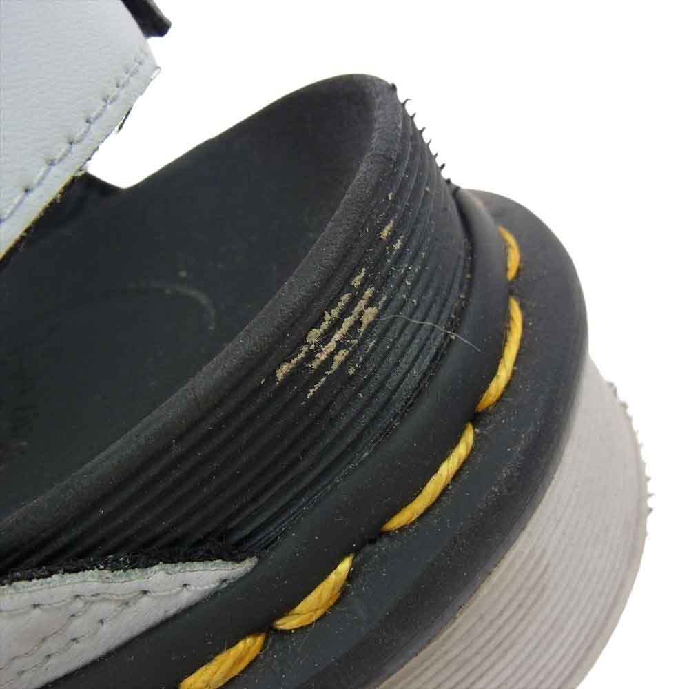 Dr.Martens ドクターマーチン VOSS シャークソール ストラップ レザー サンダル グレー系 UK4【中古】