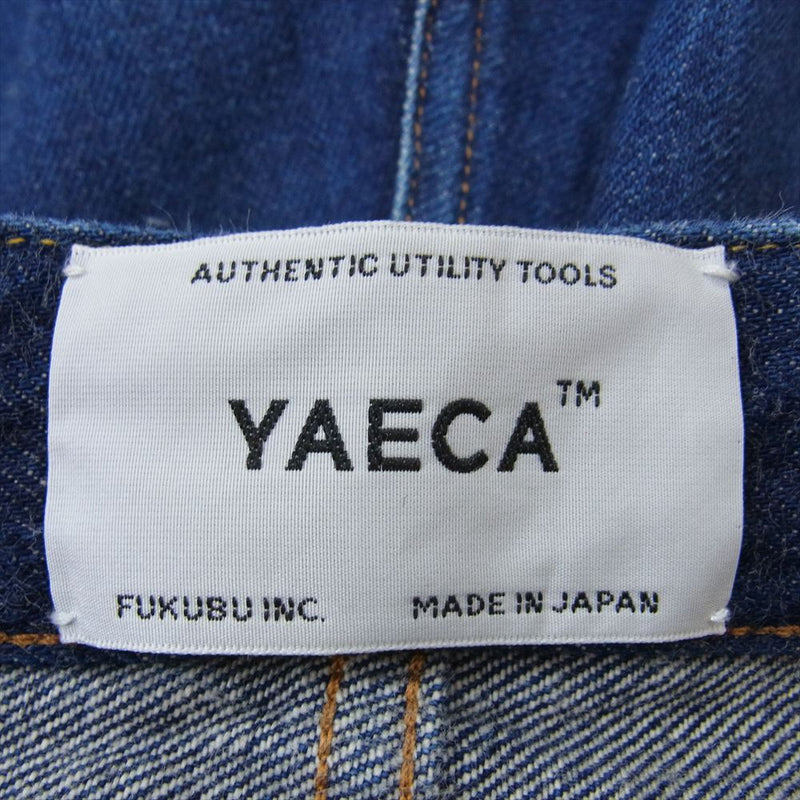 YAECA ヤエカ 8-13WW STRAIGHT DENIM ストレート デニム パンツ ジーンズ インディゴブルー系 32【中古】