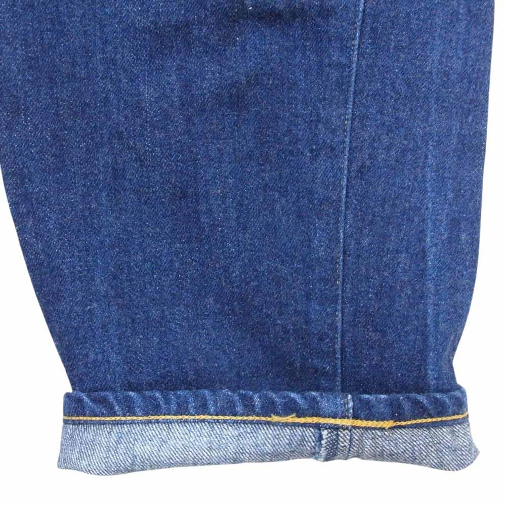 YAECA ヤエカ 10-13WW WIDE TEPERD ワイド テーパード デニムパンツ ジーンズ インディゴブルー系 32【中古】