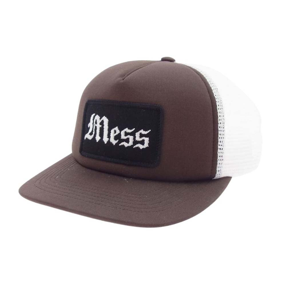 Supreme シュプリーム 23AW Mess Mesh Back 5-panel メッシュ トラッカーキャップ ブラウン系 ホワイト系【中古】