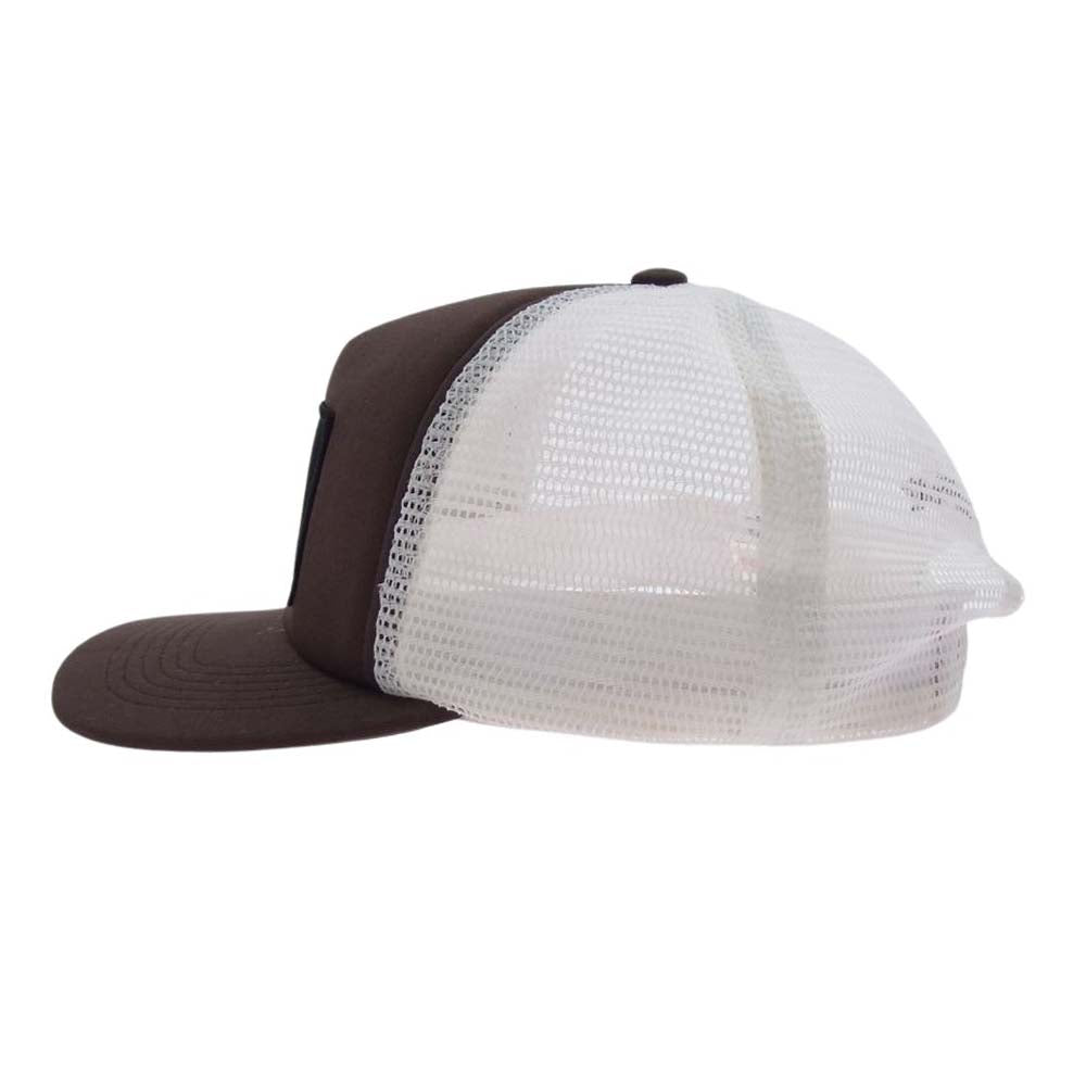 Supreme シュプリーム 23AW Mess Mesh Back 5-panel メッシュ トラッカーキャップ ブラウン系 ホワイト系【中古】