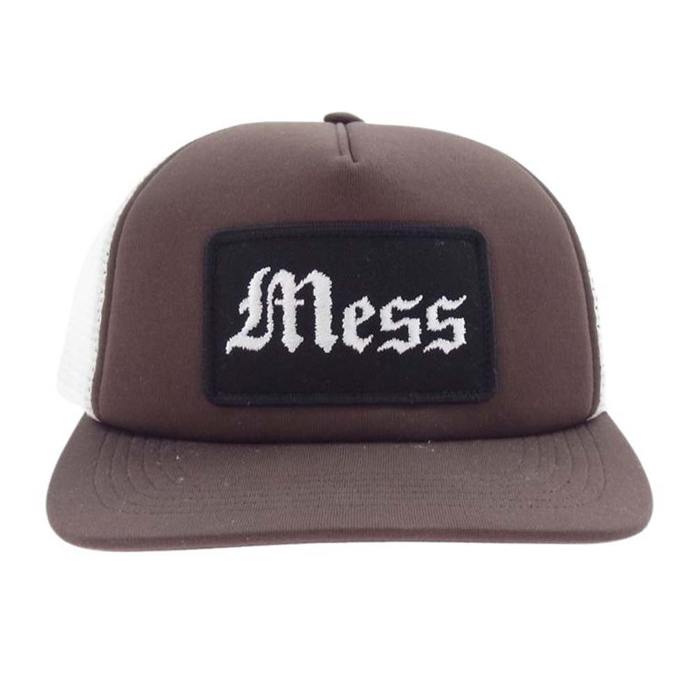 Supreme シュプリーム 23AW Mess Mesh Back 5-panel メッシュ トラッカーキャップ ブラウン系 ホワイト系【中古】