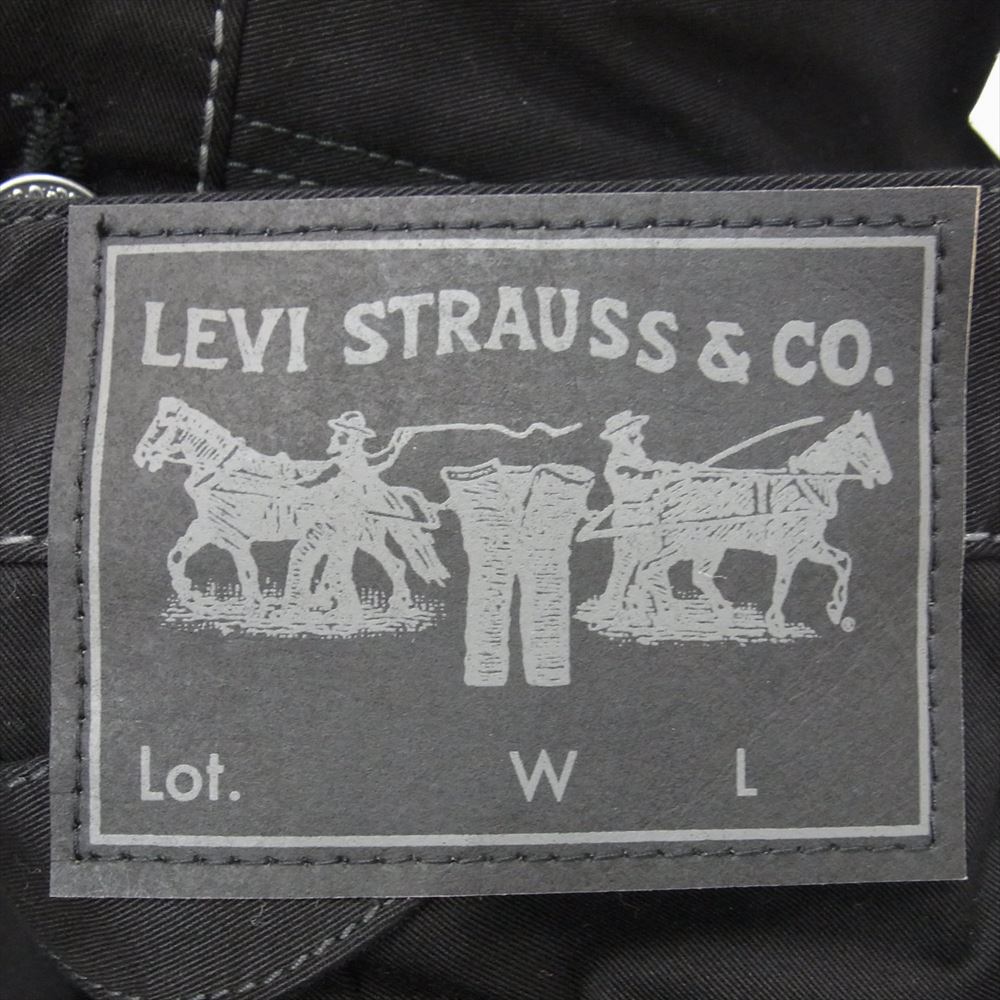 JUNYA WATANABE COMME des GARCONS MAN ジュンヤワタナベコムデギャルソンマン LEVI'S PANTS Wネーム 23AW AD2023 WL-P908-100 リーバイス チノ テーパード ワークパンツ ブラック系 M【極上美品】【中古】