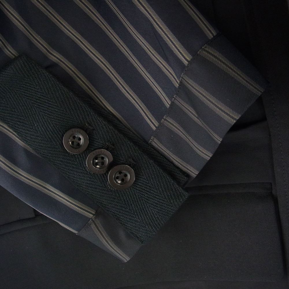Sacai サカイ 24SS 24-03265M Suiting Jacket ドッキング スーチング 2B テーラードジャケット ブラック系 3【極上美品】【中古】