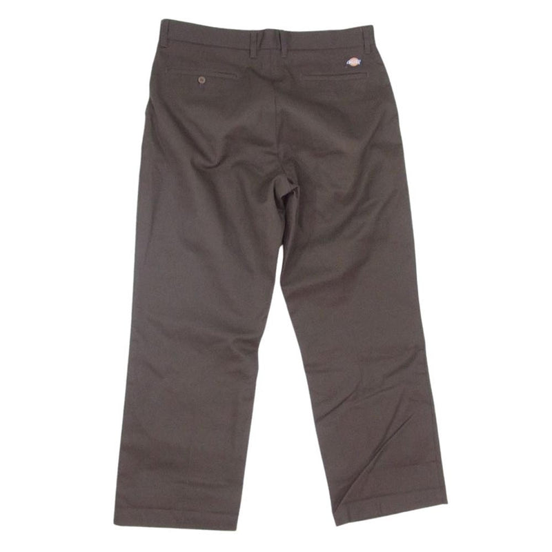 WACKO MARIA ワコマリア DICKIES-WM-PT11 DICKIES ディッキーズ PLEATED TROUSERS プリーツトラウザーズ ワークパンツ ブラウン系 XL【中古】