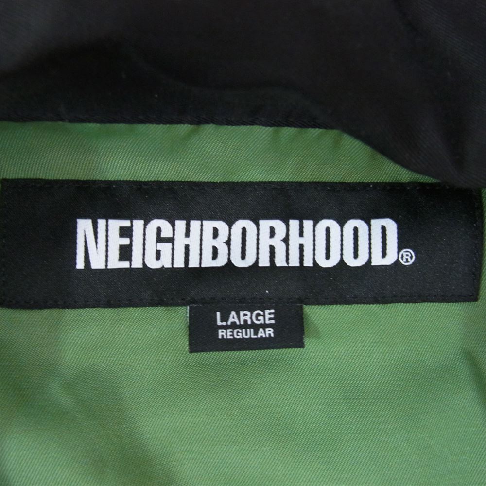NEIGHBORHOOD ネイバーフッド 23SS 231SPNH-SHM04 BOWLING SHIRT SS レーヨン ボーリング 半袖 オープンカラー シャツ グリーン系 L【中古】