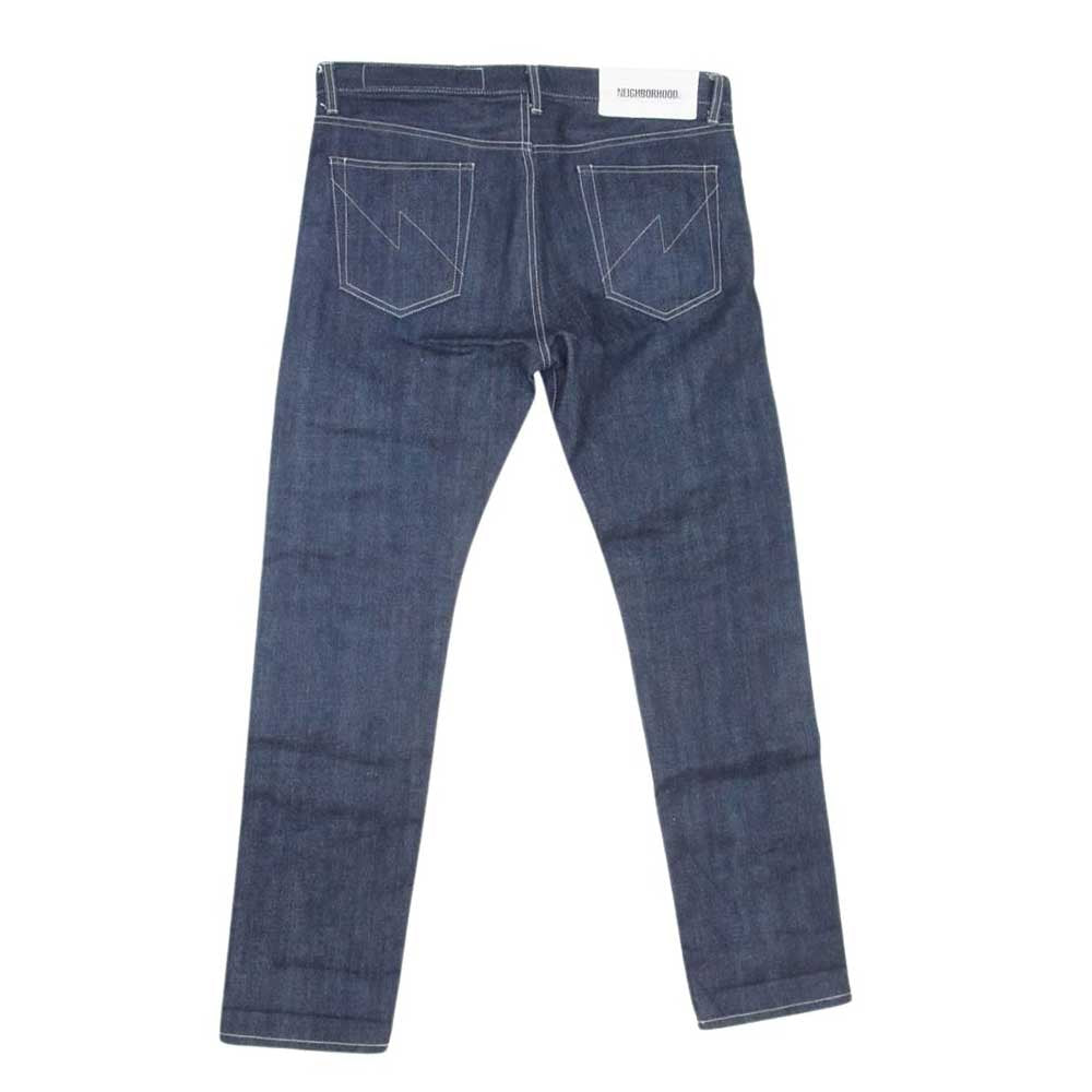 NEIGHBORHOOD ネイバーフッド 23SS 231XBNH-PTM03 RIGID DENIM DP MID PANTS リジット デニム パンツ ジーンズ インディゴブルー系 L【中古】