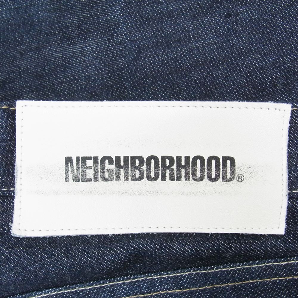 NEIGHBORHOOD ネイバーフッド 23SS 231XBNH-PTM03 RIGID DENIM DP MID PANTS リジット デニム パンツ ジーンズ インディゴブルー系 L【中古】