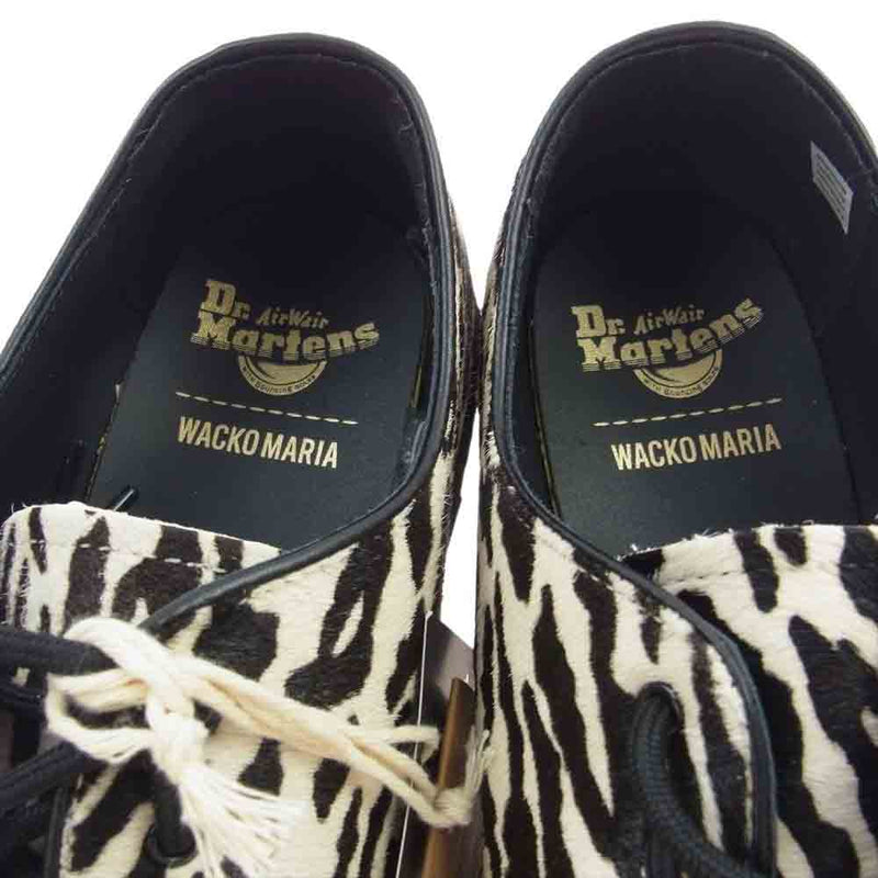 WACKO MARIA ワコマリア 31371009 Dr.Martens ドクターマーチン 1461 LEOPARD 3EYE Hair On Oxford Shoes レオパード オックスフォード シューズ US11 29cm【極上美品】【中古】