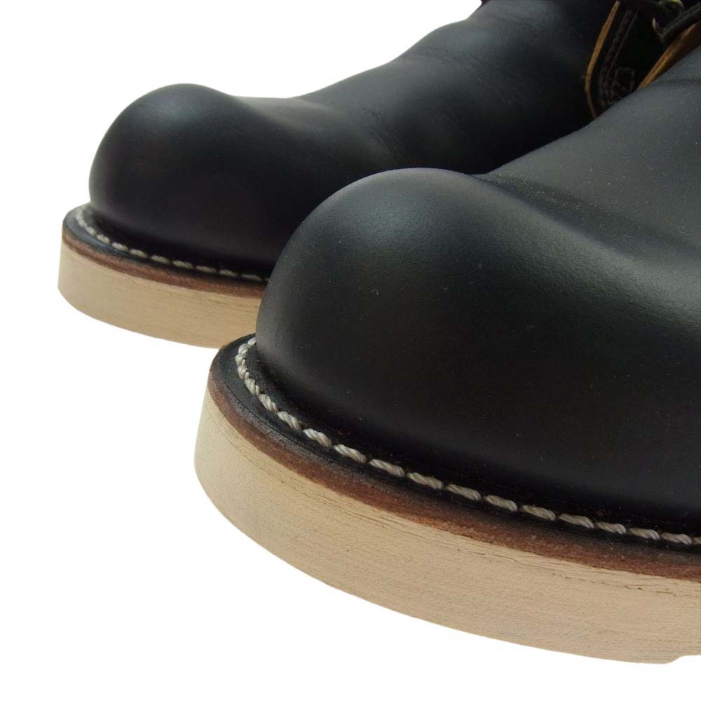 RED WING レッドウィング 9852 茶芯 犬タグ IRISH SETTER CHUKKA アイリッシュセッター チャッカブーツ ブラック クロンダイク ブラック系 9.5【中古】