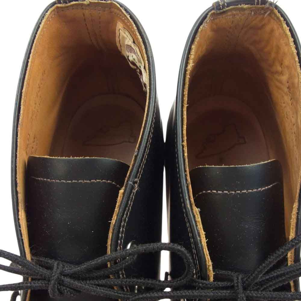 RED WING レッドウィング 9852 茶芯 犬タグ IRISH SETTER CHUKKA アイリッシュセッター チャッカブーツ ブラック クロンダイク ブラック系 9.5【中古】