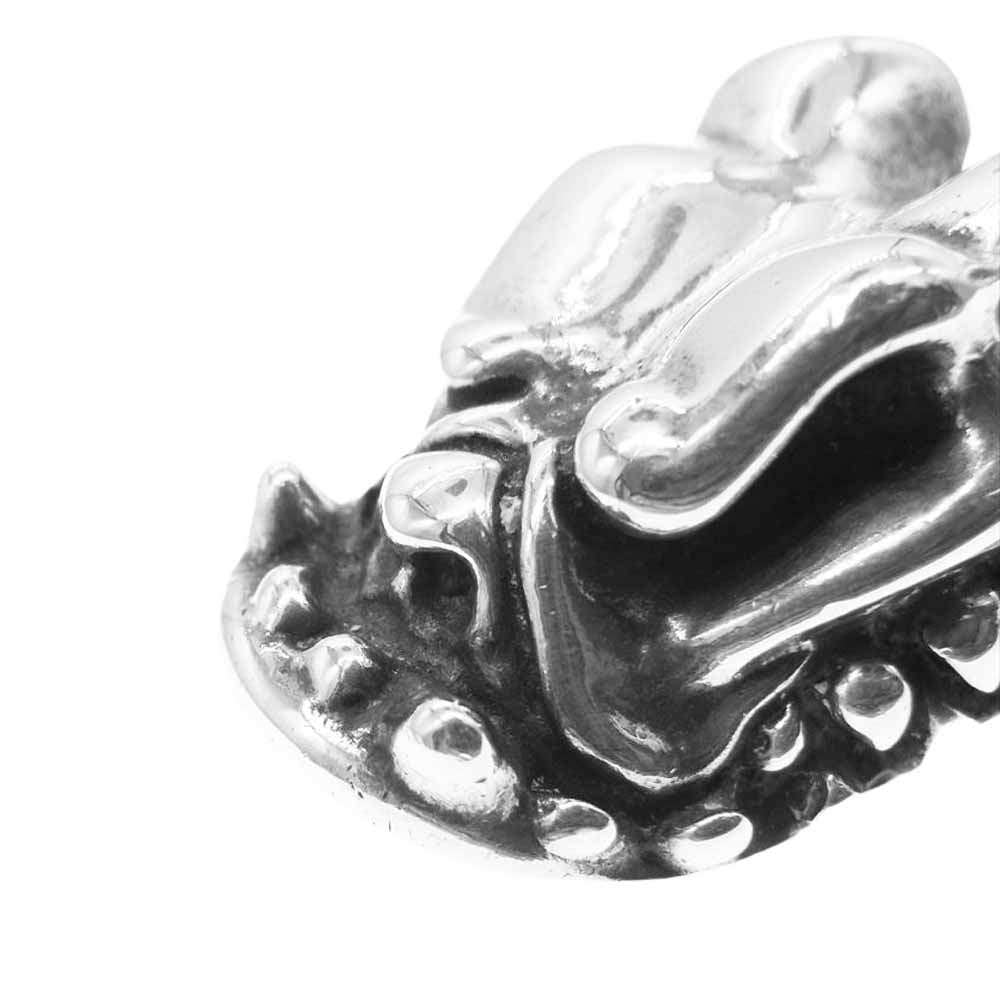 ひ*る様 スターリンギア　ブルドッグ　ペンダント　ネックレス　42グラム　シルバ STARLIN GEAR スターリンギア ブルドッグ ペンダント トップ シルバー