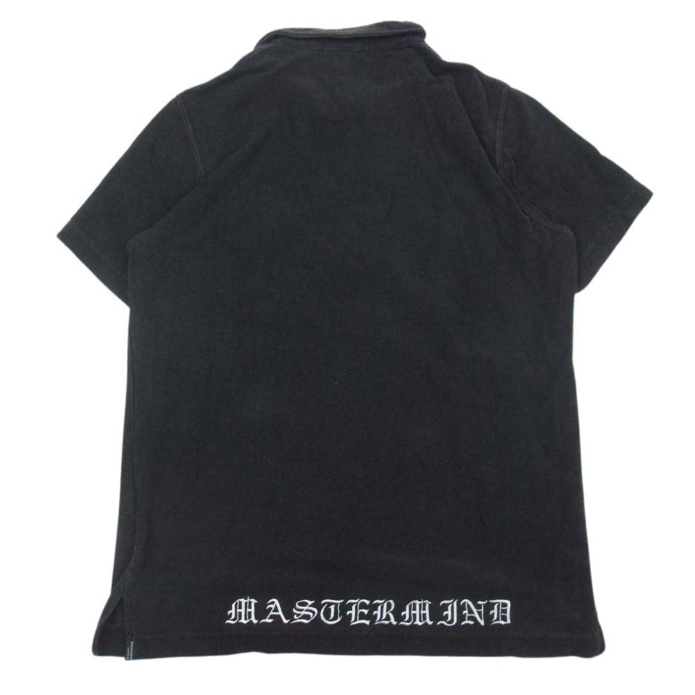 mastermind JAPAN マスターマインドジャパン MU-TS08-07 バックロゴ刺繍 スカル刺繍 半袖 ポロシャツ ブラウン系 M【中古】