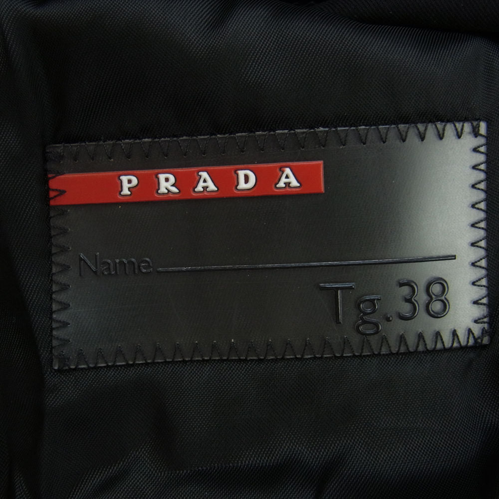 PRADA プラダ 0000ET-C0081-00002 280186 Trench coat トレンチコート ブラック系 38【中古】