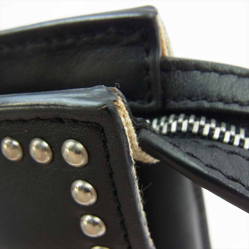 J&M Davidson ジェイアンドエムデヴィッドソン ELLIS WITH STUDS エリス ウィズ スタッズ レザー ショルダーバッグ ブラック系【美品】【中古】