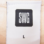 SWAGGER スワッガー SWGT-3038 SWGTKO ロゴ 半袖 Tシャツ TEE ベージュ系 L【中古】